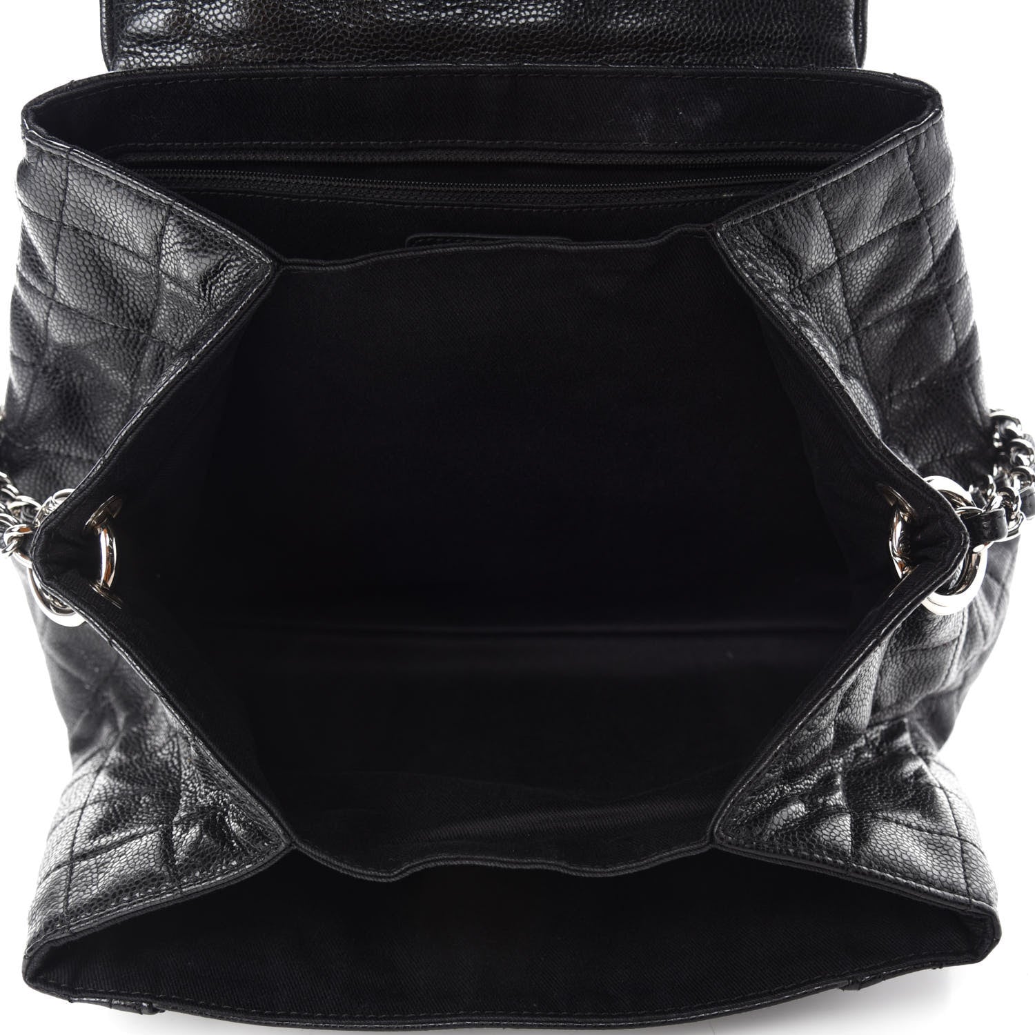 Chanel Caviar Quilted Timeless Accordion Flap Black 5 of 11