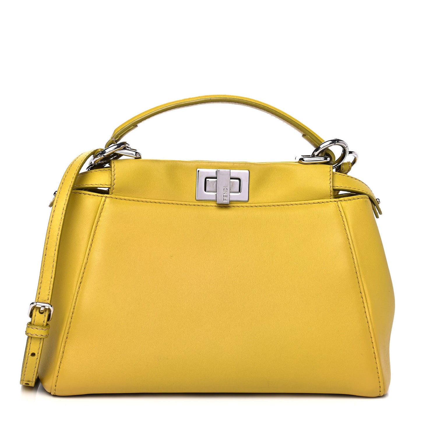 Nappa Mini Peekaboo Iconic Satchel Lime