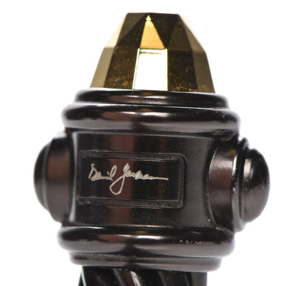 David Yurman Aluminum 10mm Renaissance Cable Bracelet Black Gold 5 of 7