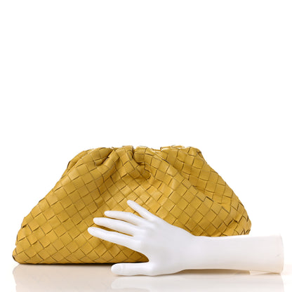 Bottega Veneta Nappa Maxi Intrecciato The Pouch Oversized Clutch Corn 2 of 5