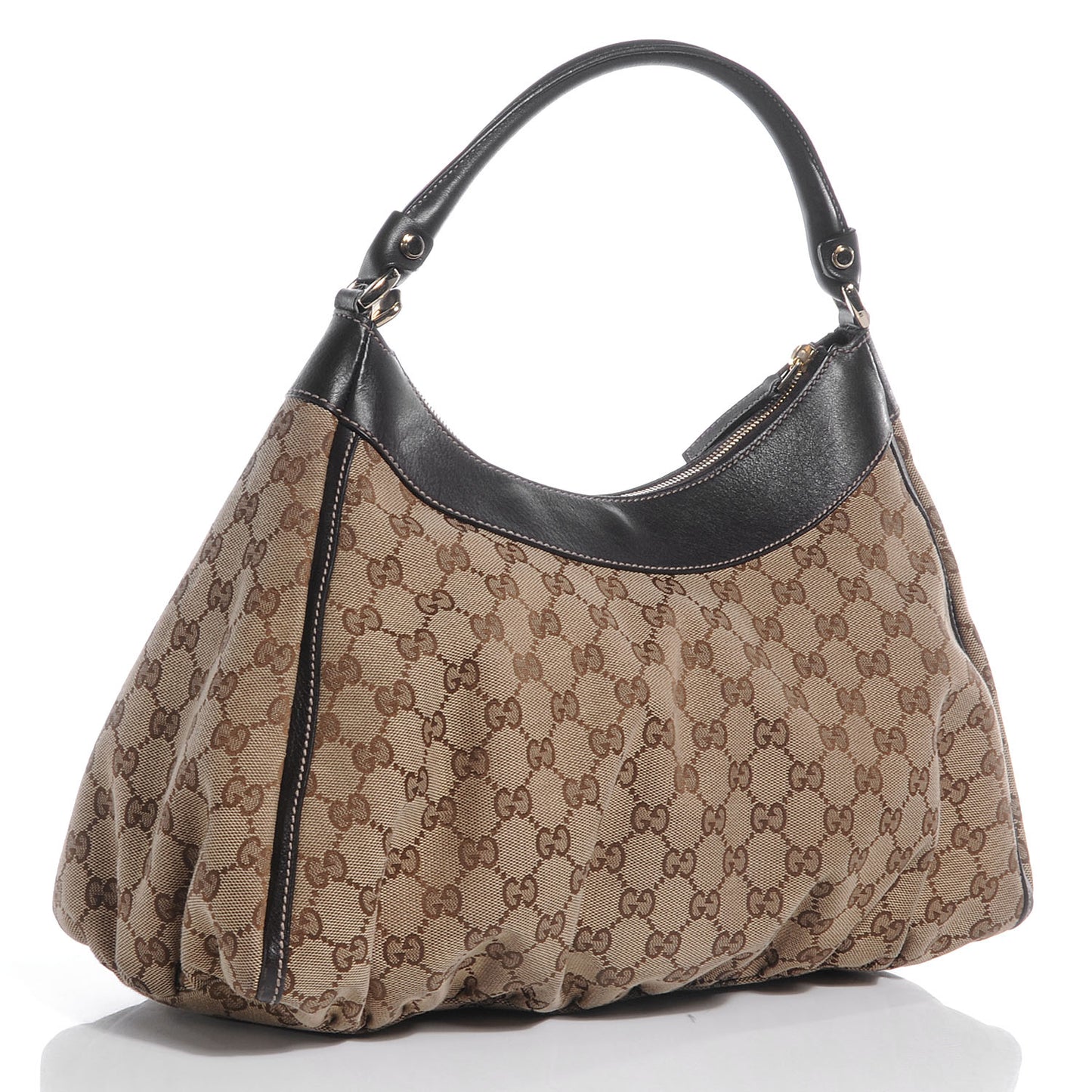 Monogram D Gold Hobo Ebony