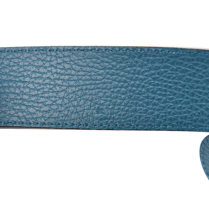 Gucci Dollar Calfskin 1973 Reversible Belt 90 36 Black Deep Cobalt 7 of 7