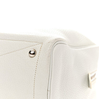 Hermes Taurillon Clemence Victoria II 35 White 11 of 11