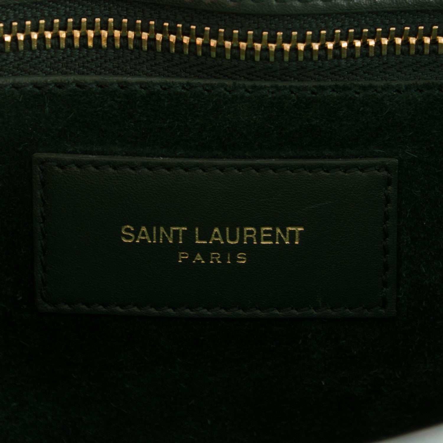 Saint Laurent Calfskin Small Sac De Jour Dark Green 13 of 14
