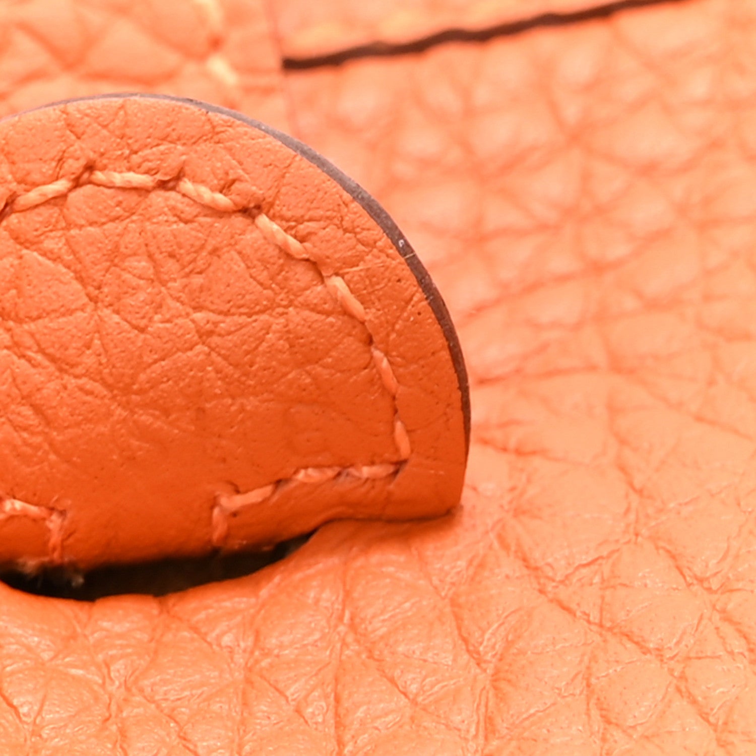 Hermes Taurillon Clemence Evelyne TPM Orange 7 of 11