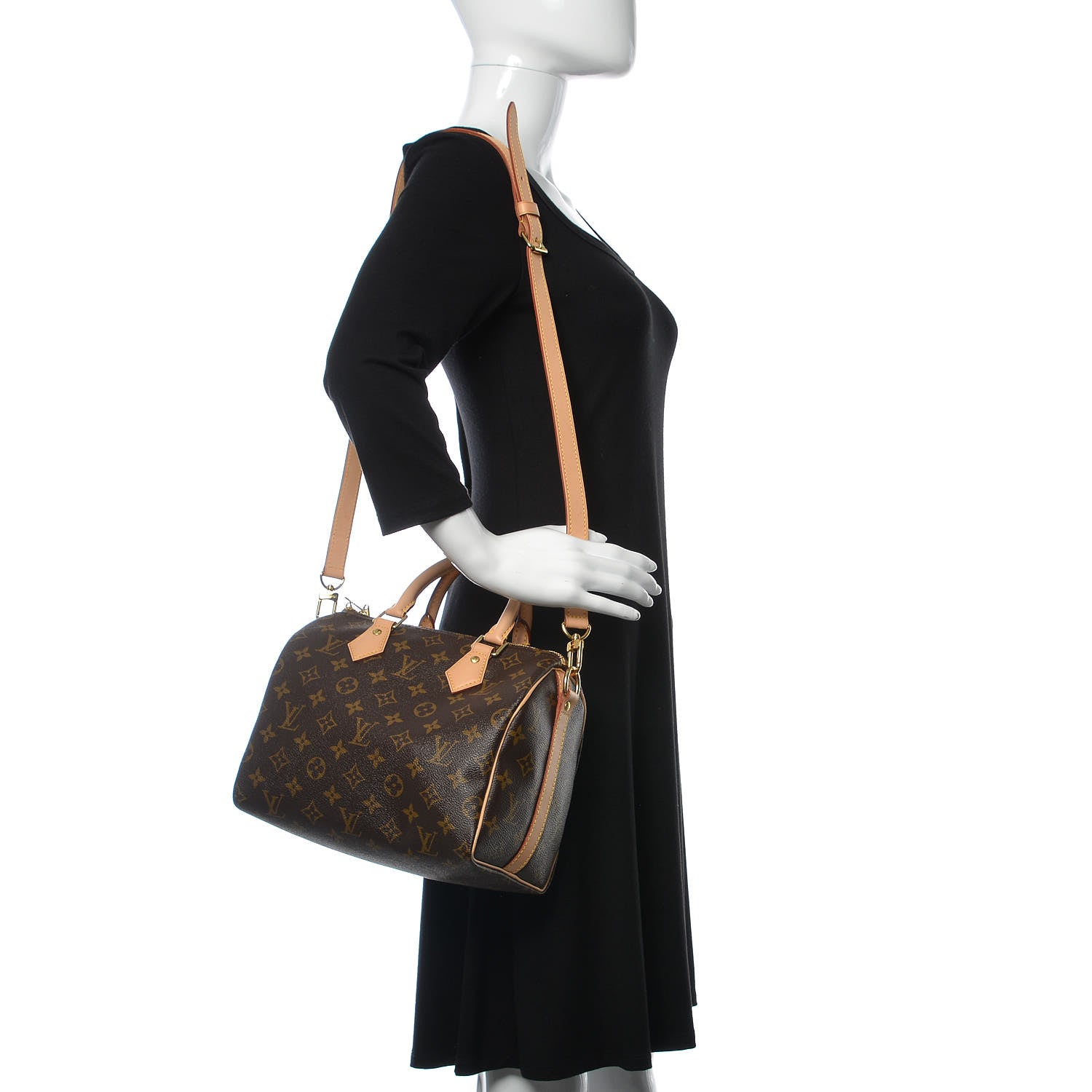 Louis Vuitton Monogram Speedy Bandouliere 25 2 of 10