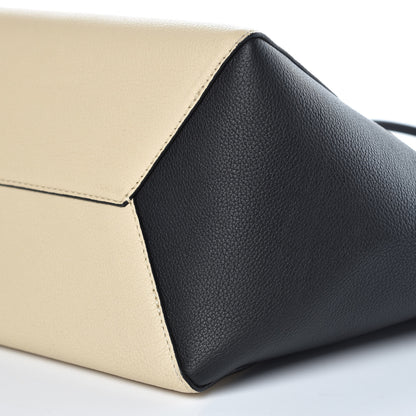 Louis Vuitton Calfskin Lockme Cabas Vanille Black 11 of 12