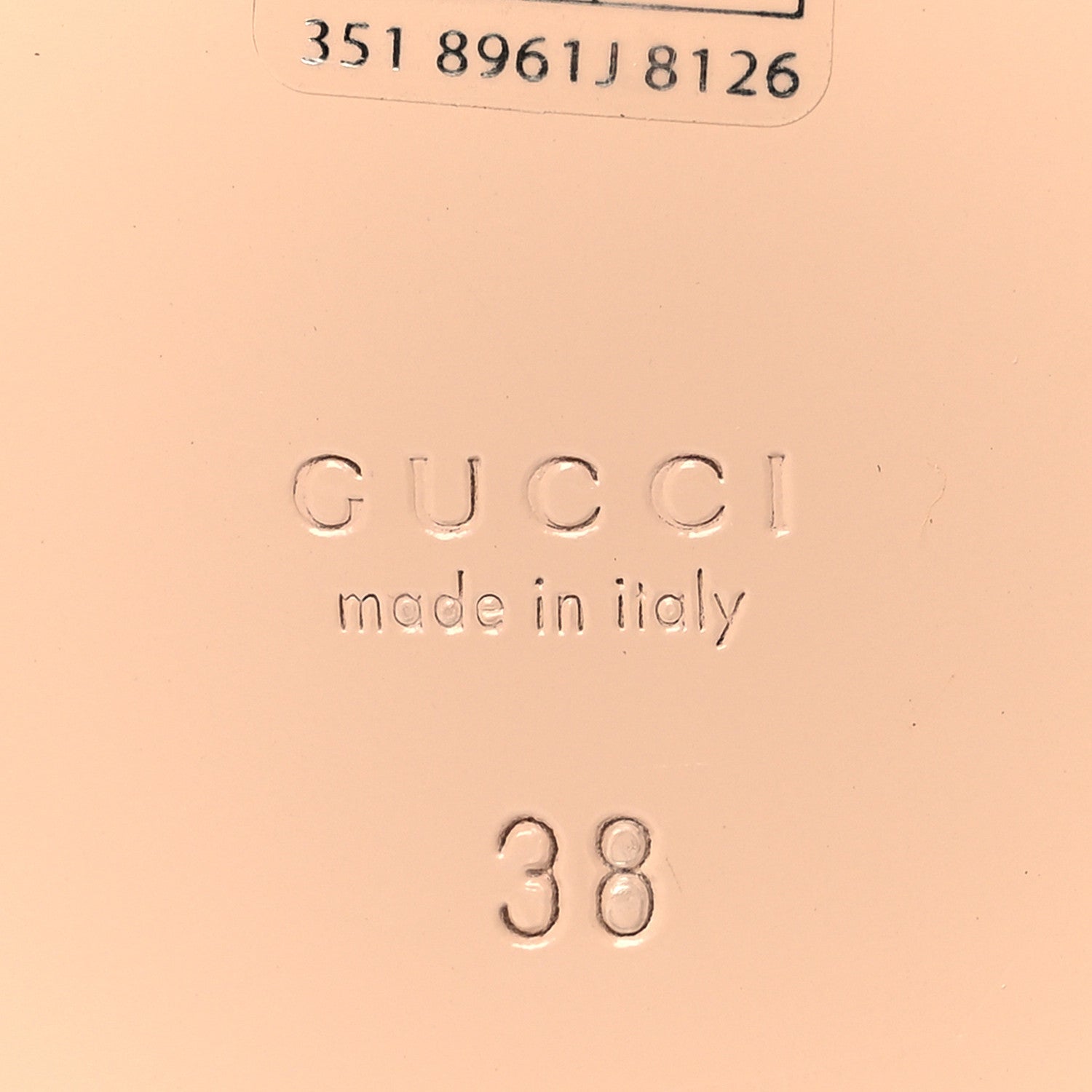 Gucci Cosmos Softy Calfskin Interlocking G Cut Out Slide Sandals 38 Cuir 7 of 8