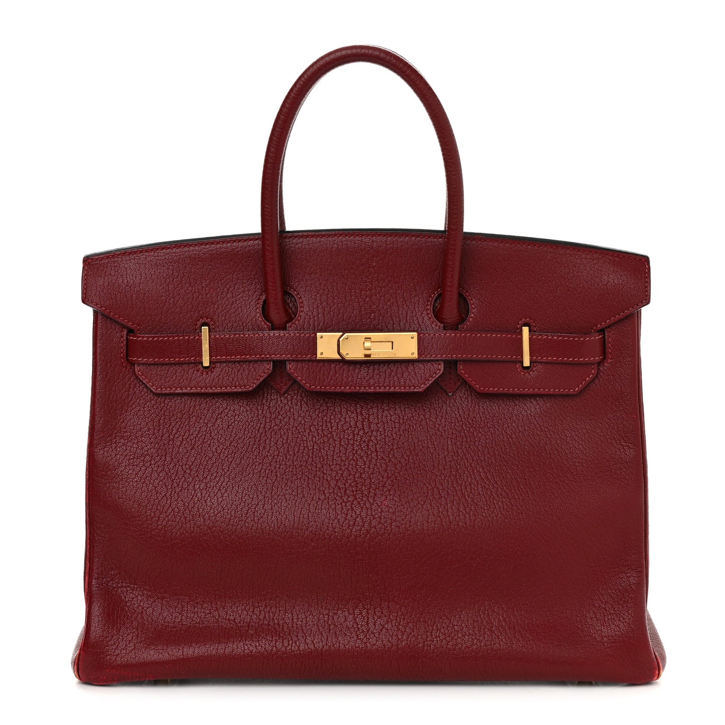 Chevre de Coromandel Birkin 35 Rouge H