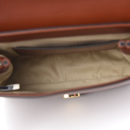 Chloe Calfskin Small C Double Carry Sepia Brown 4 of 8