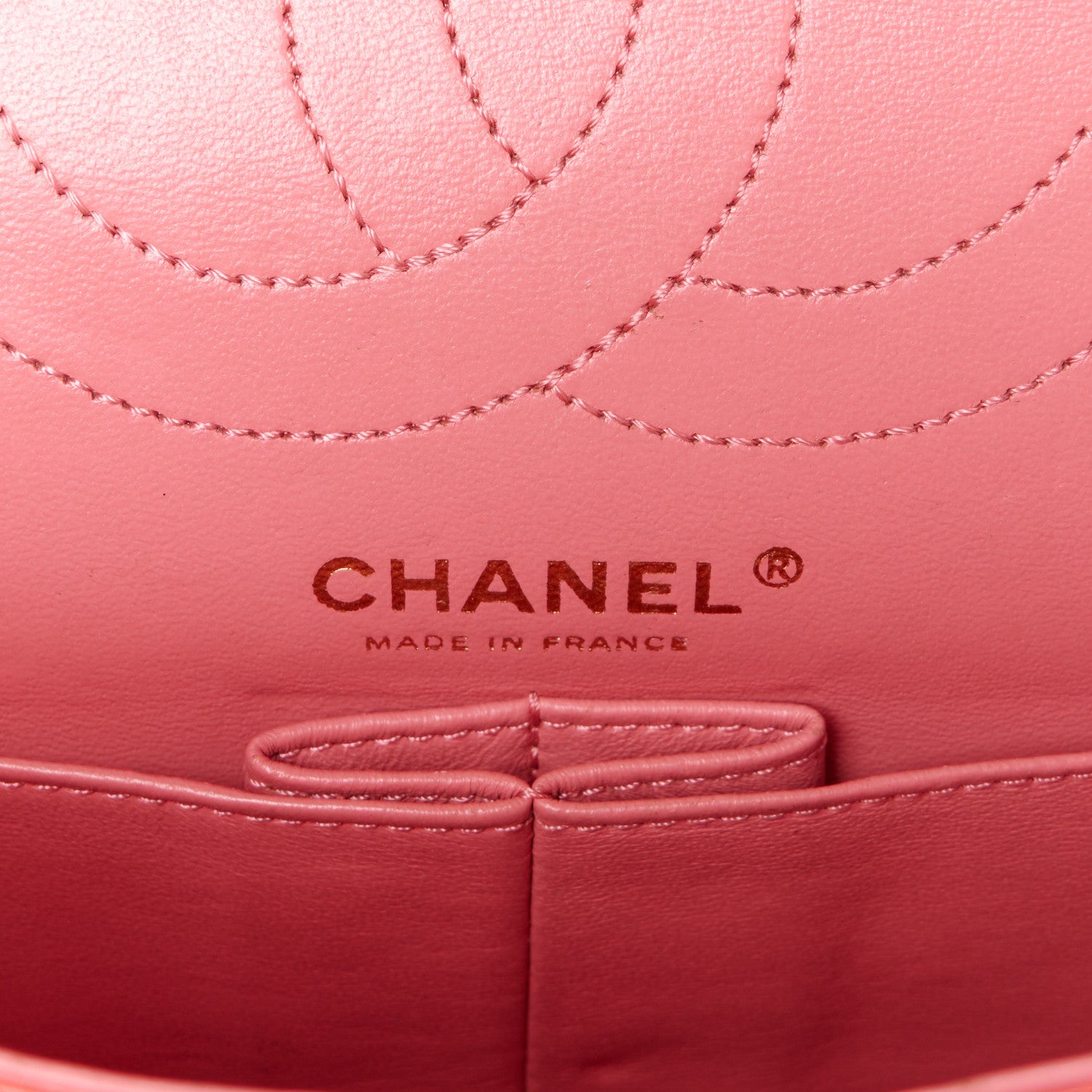 Chanel Sheepskin Chevron Quilted 2.55 Reissue 225 Flap Red 6 of 10