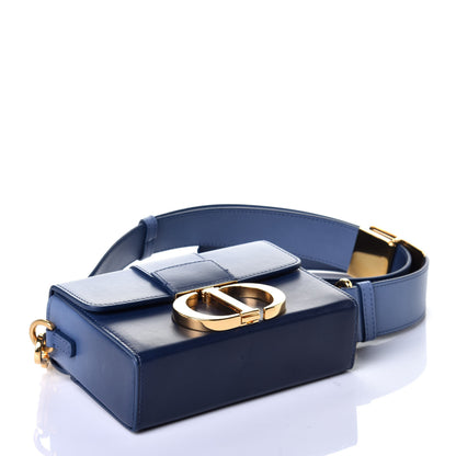 Christian Dior Smooth Calfskin Gradient 30 Montaigne Box Bag Indigo Blue 4 of 11