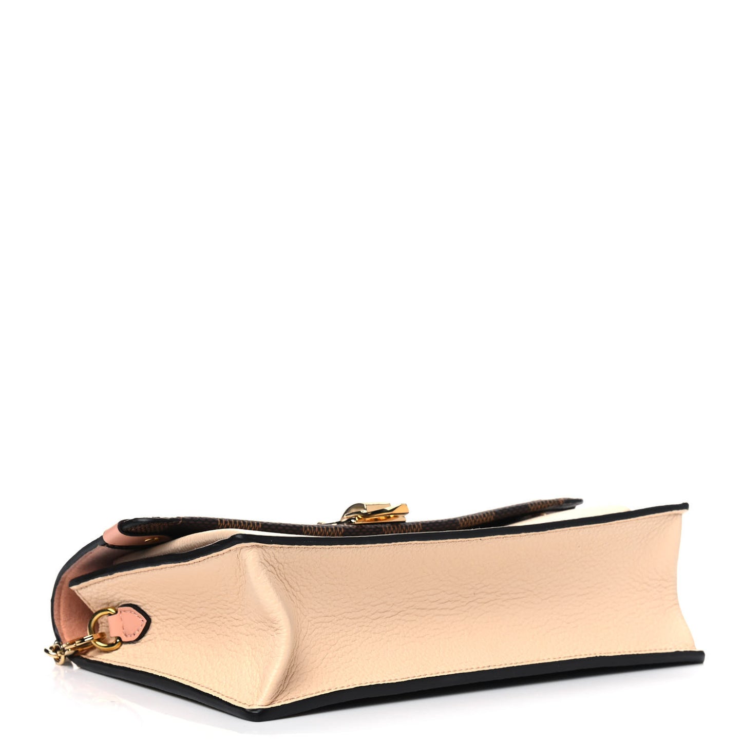 Damier Ebene Vavin Chain Wallet Creme