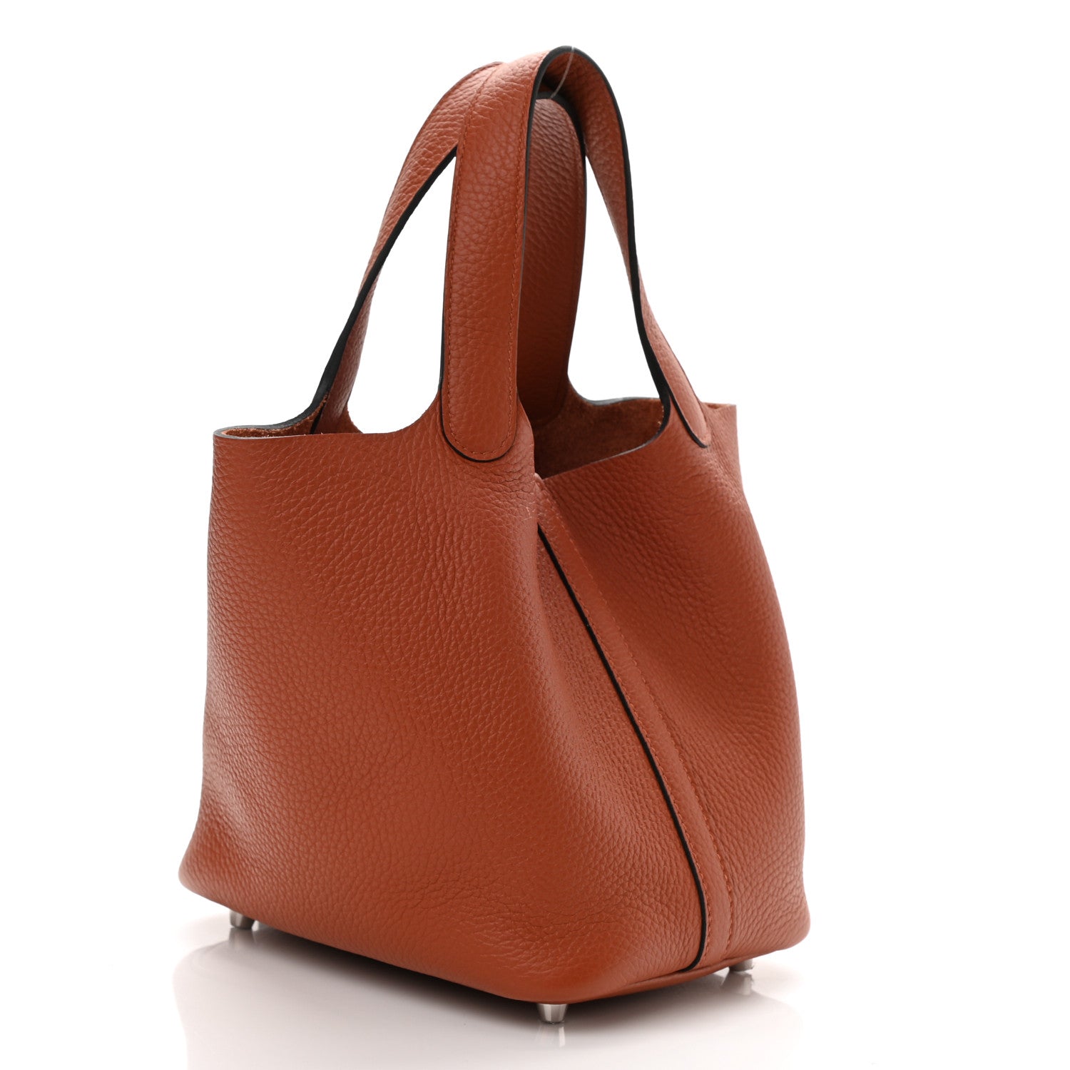 Hermes Taurillon Clemence Picotin Lock 18 PM Cuivre 2 of 10