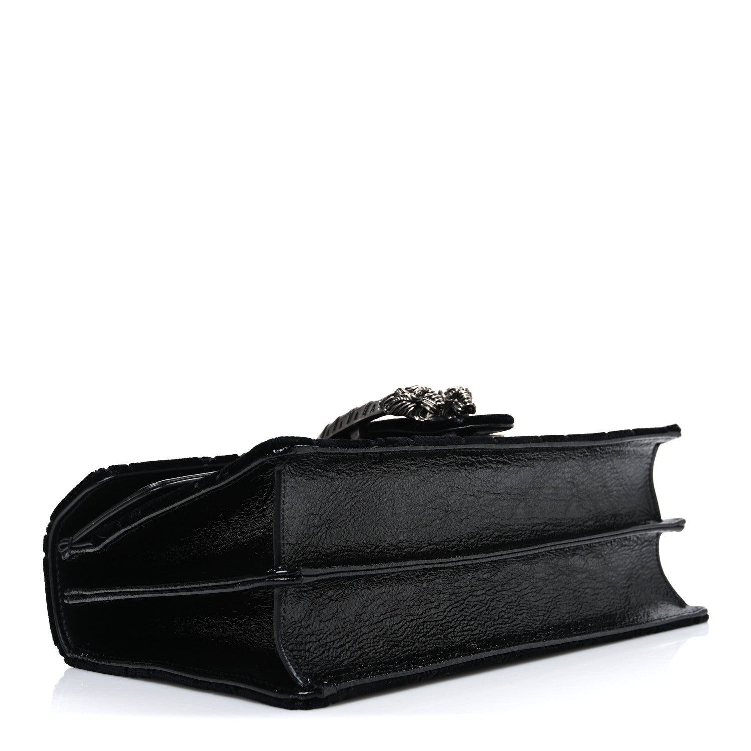 Gucci Velvet GG Monogram Small Dionysus Shoulder Bag Black 4 of 10