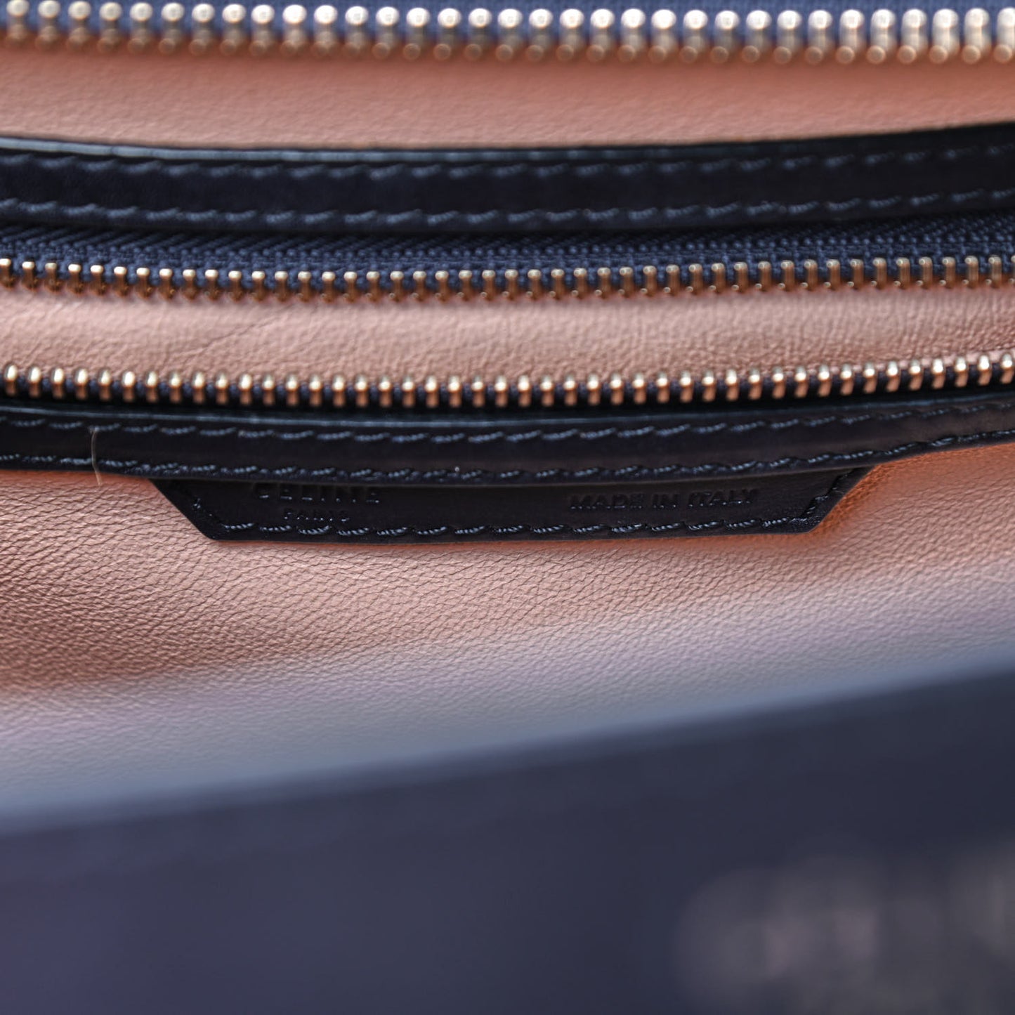 Satin Calfskin Mini Tri-Color Luggage Anthracite