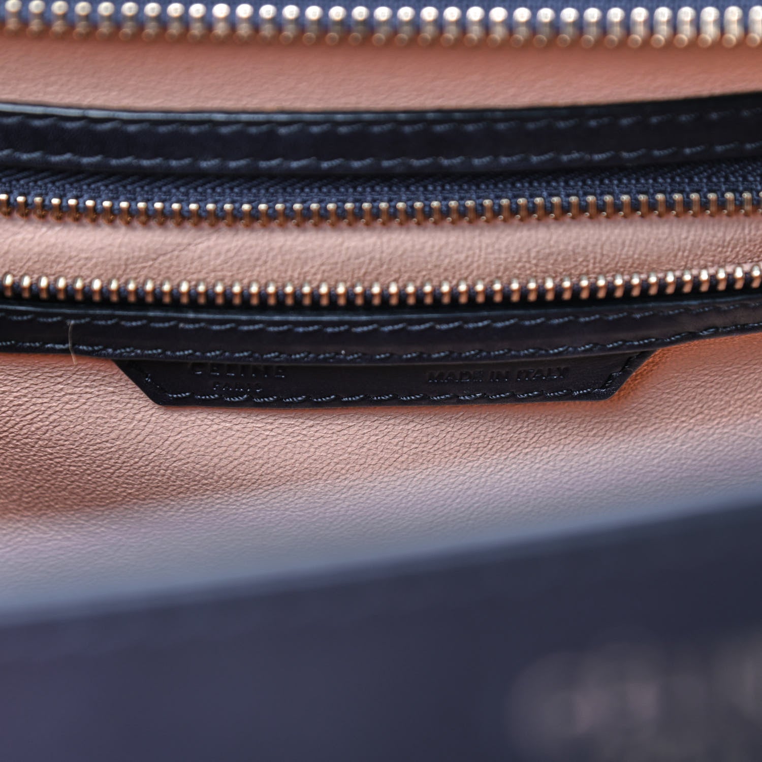 Celine Satin Calfskin Mini Tri-Color Luggage Anthracite 8 of 13