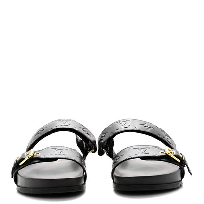 Louis Vuitton Empreinte Bom Dia Mule Sandals 41 Black 2 of 11