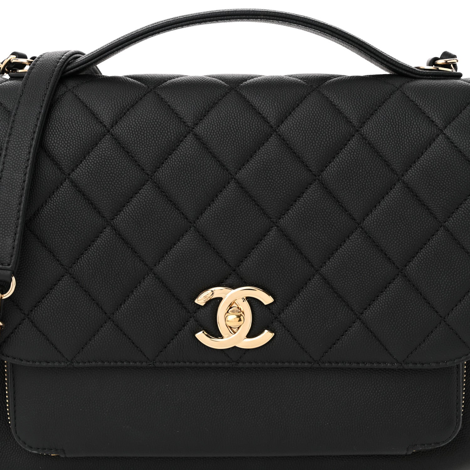 Chanel Caviar Quilted Large Business Affinity Flap Black 8 of 11