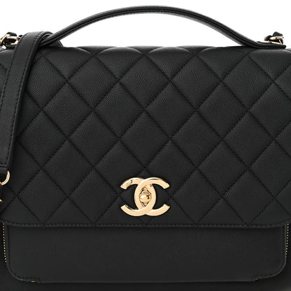 Chanel Caviar Quilted Large Business Affinity Flap Black 8 of 11