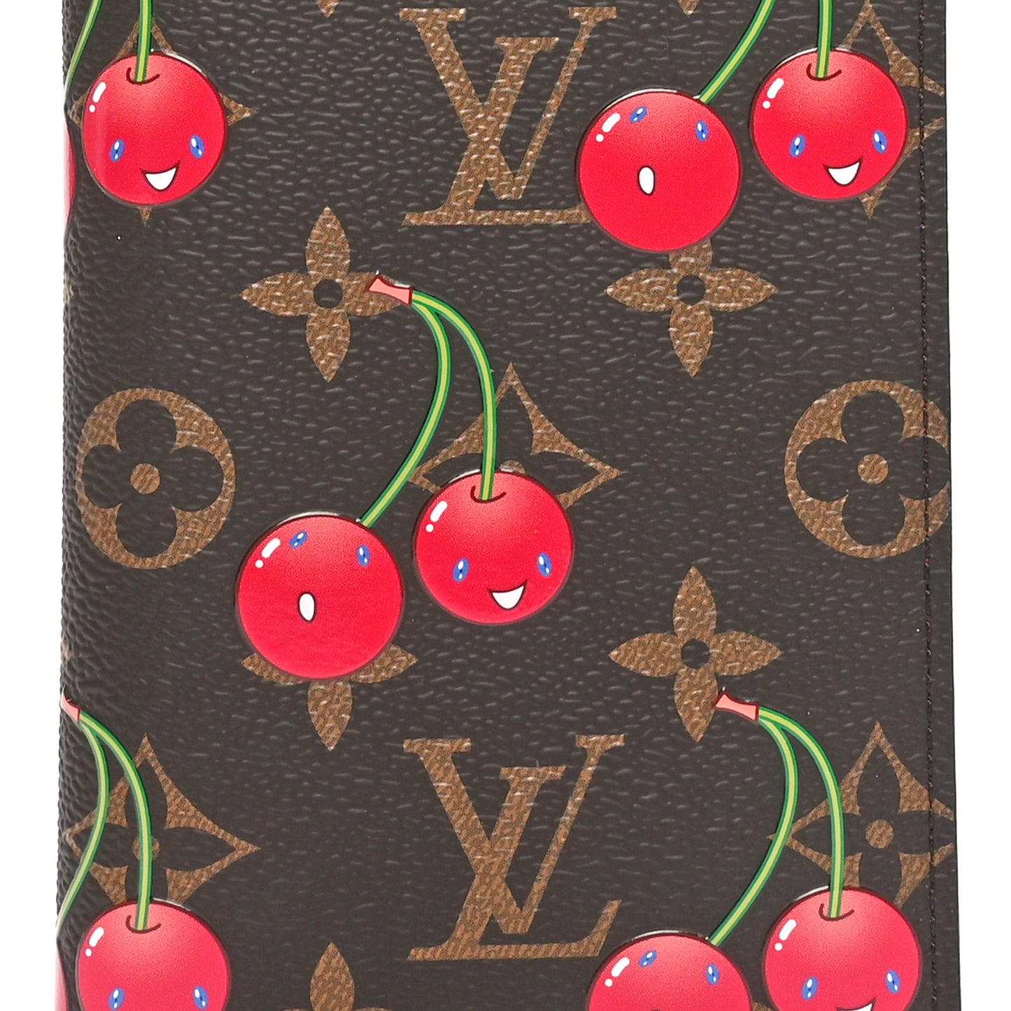 LV X TM Monogram Cerises Passport Cover