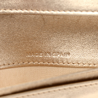 Chanel Metallic Lambskin Quilted Yen Wallet Gold 7 of 10