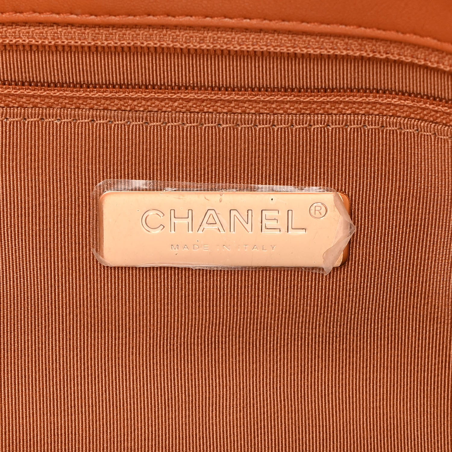 Chanel Lambskin Quilted Large Chanel 19 Flap Brown 6 of 11