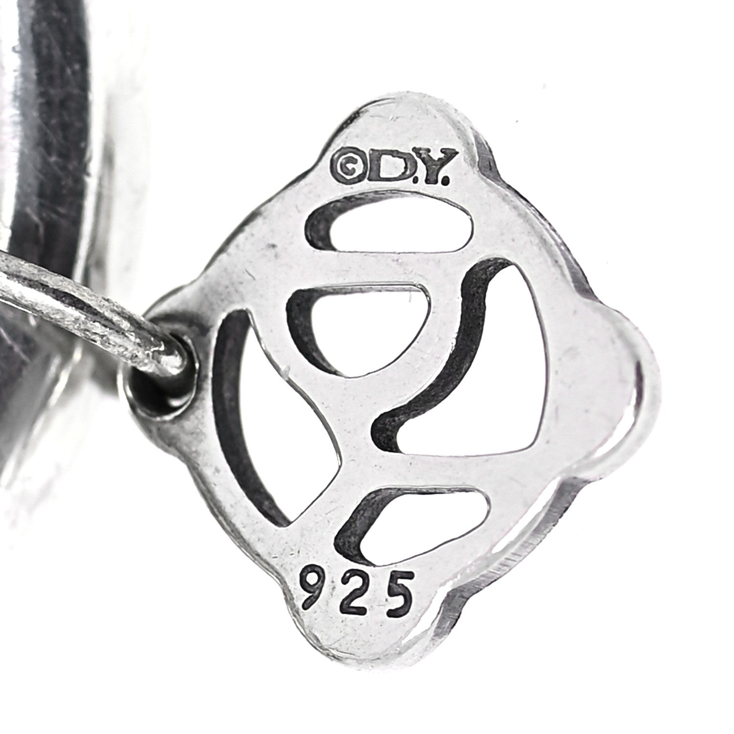 David Yurman Sterling Silver Black Ceramic 17mm Extra Large Oval Link Bracelet 6 of 6