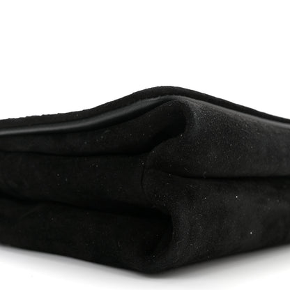 Versace Suede Crystal Medusa Sultan Evening Bag Black 9 of 10