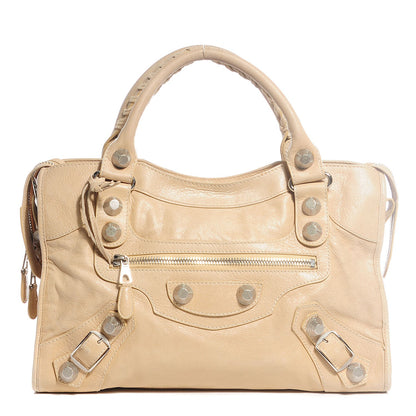 Balenciaga Agneau Giant 21 Silver Hardware City Sahara 1 of 15