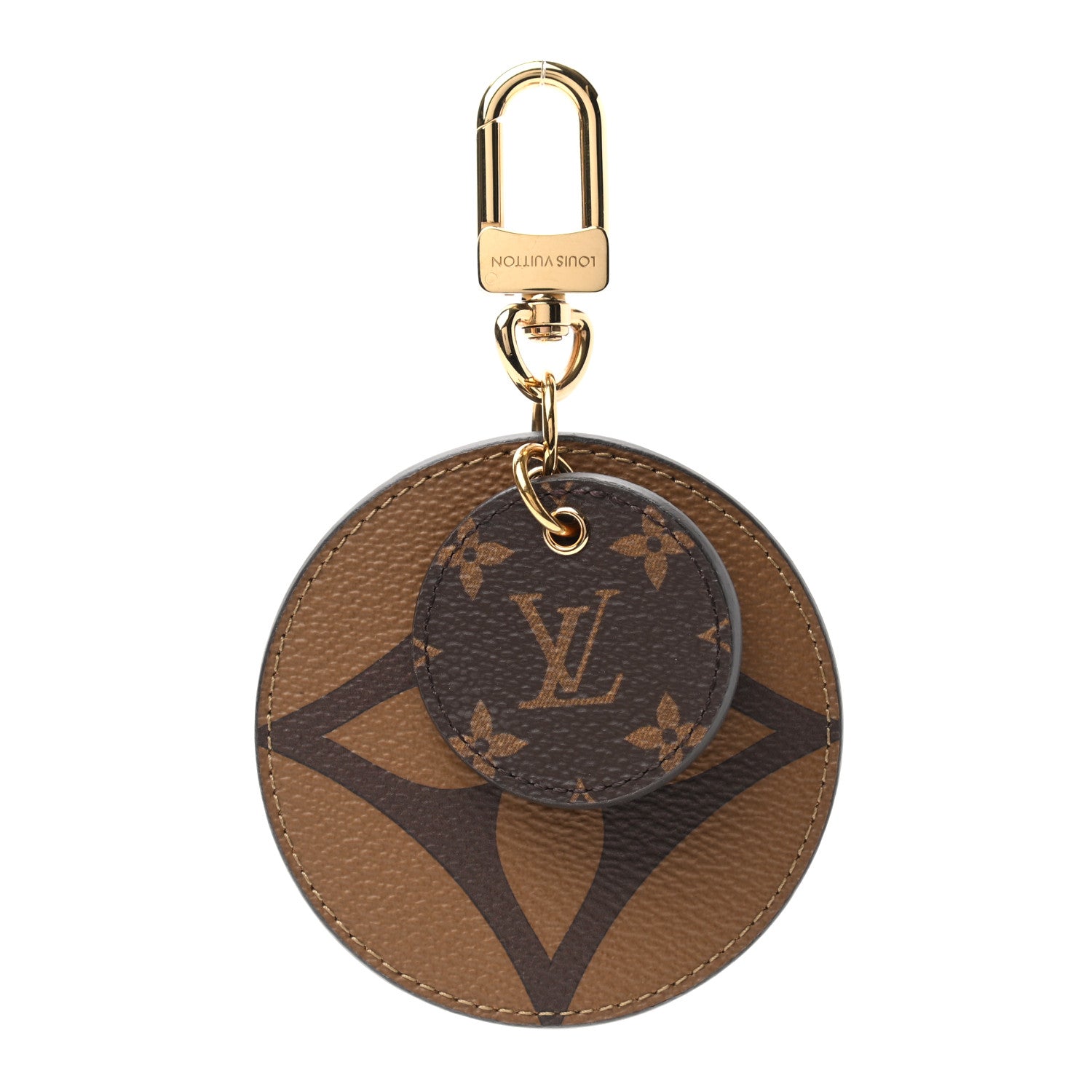 Louis Vuitton Monogram Reverse Key Holder Bag Charm 1 of 4