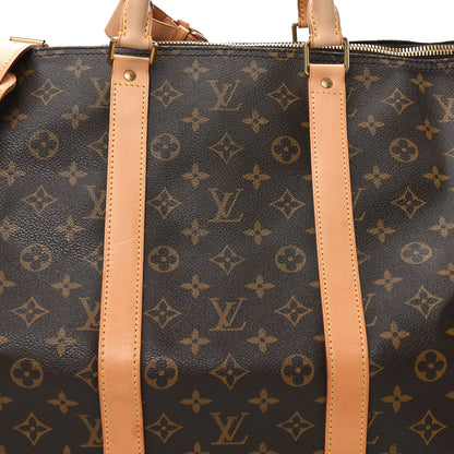 Louis Vuitton Monogram Keepall Bandouliere 55 8 of 10