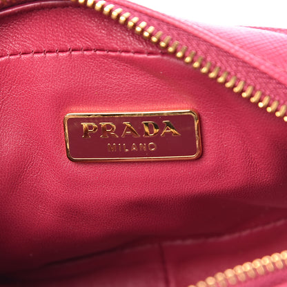 Prada Saffiano Metal Coin Purse Fuxia 6 of 7