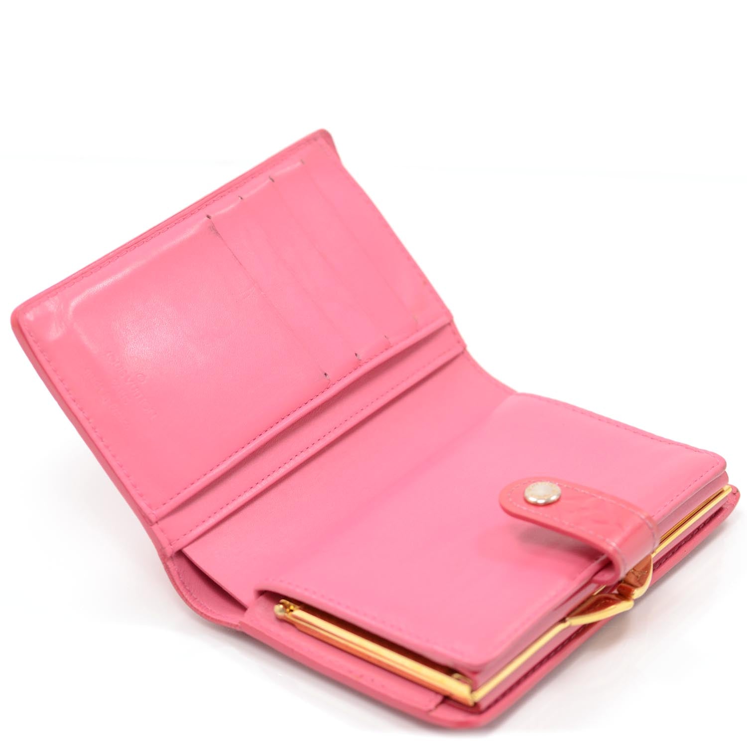 Louis Vuitton Vernis French Purse Framboise 6 of 8