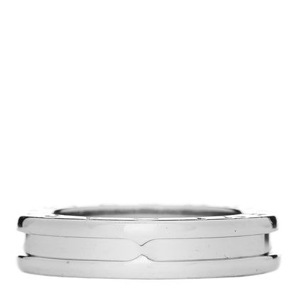 Bulgari 18K White Gold B.Zero1 One-Band Ring 50 5.25 1 of 6