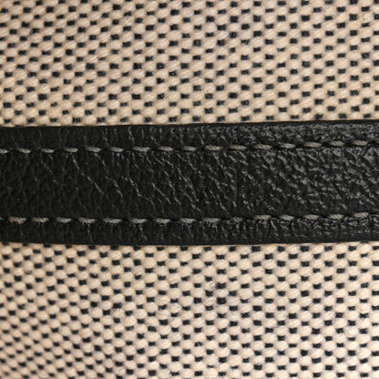 Hermes Toile Negonda Garden Party 36 MM Tote Black Ecru 7 of 10
