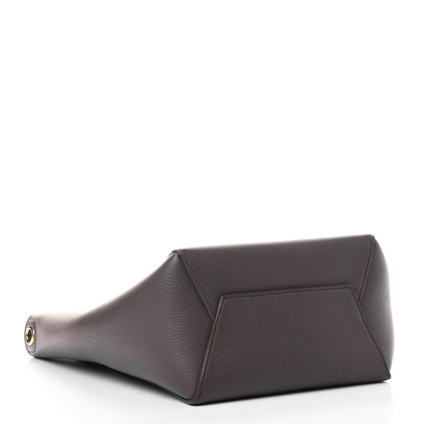 Soft Grained Calfskin Small Sangle Bucket Bag Taupe