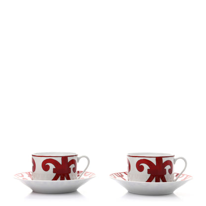 Hermes Porcelain Balcon du Guadalquivir Breakfast Cup And Saucer Set Of 2 2 of 8