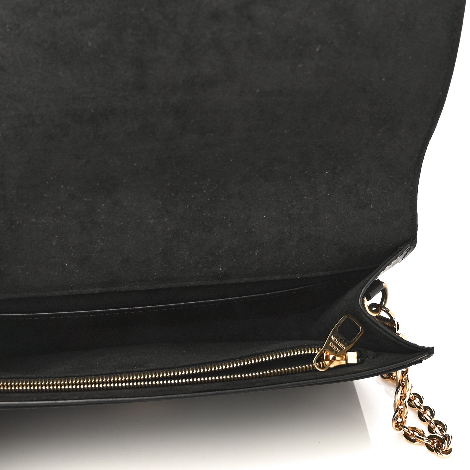 Louis Vuitton Calfskin Chain Louise GM NM Black 5 of 25