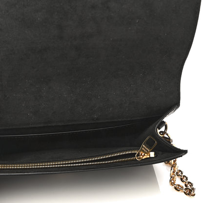 Louis Vuitton Calfskin Chain Louise GM NM Black 5 of 25