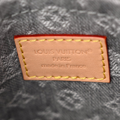 Louis Vuitton Monogram Denim Speedy Soft 30 Washed Gray 6 of 9