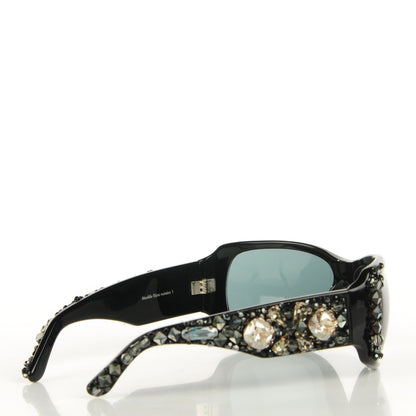 Chanel Crystal Bijou Numero 1 Sunglasses Black 3 of 6
