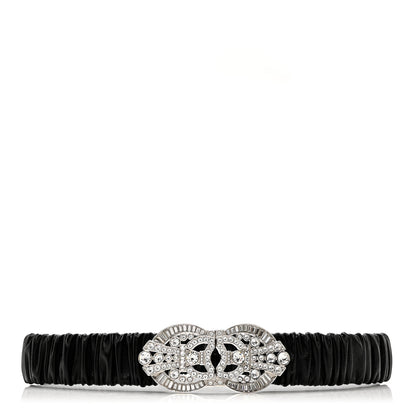 Chanel Lambskin Crystal CC Belt 75 30 Black 1 of 4