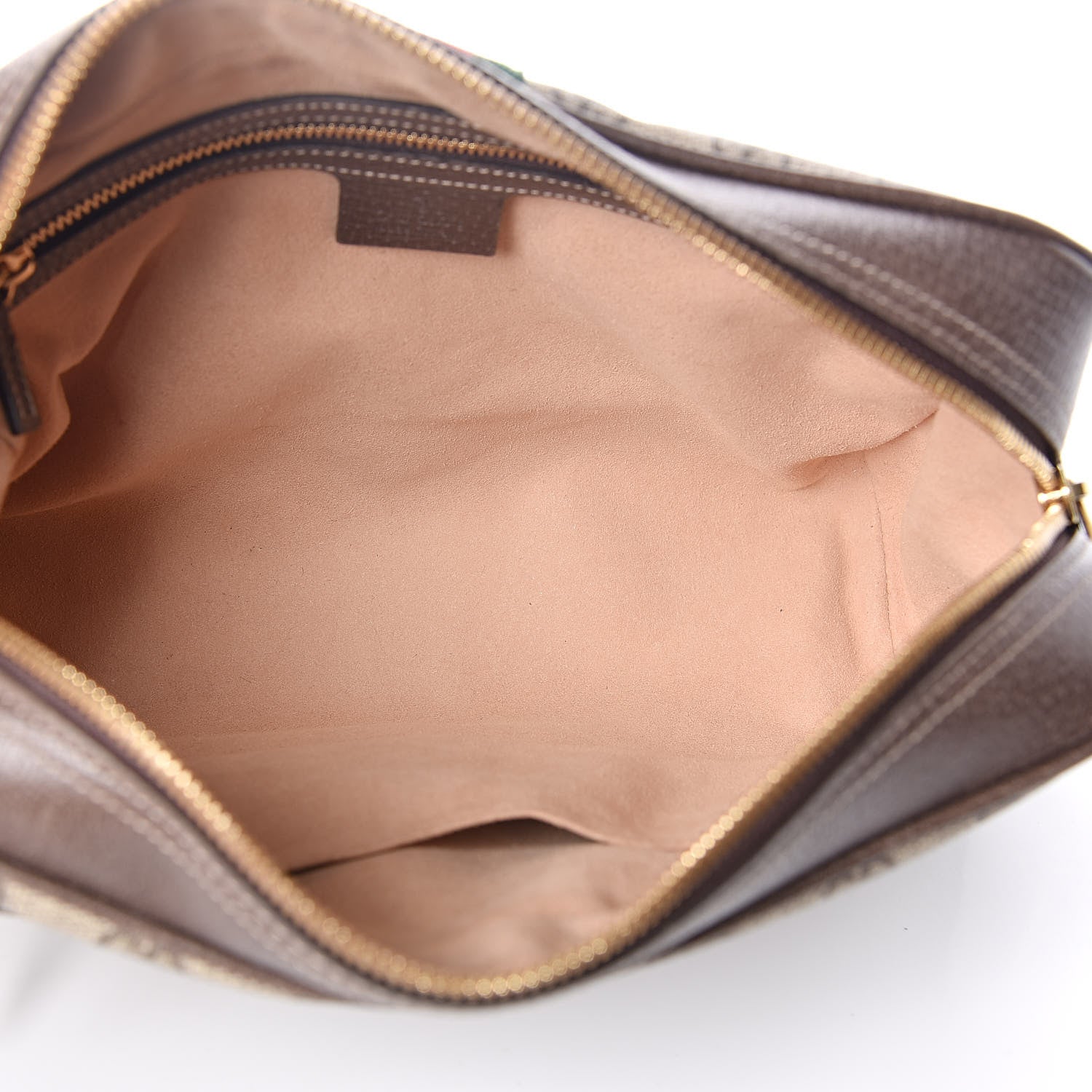 Gucci GG Supreme Monogram Web Small Ophidia Shoulder Bag Brown 5 of 10