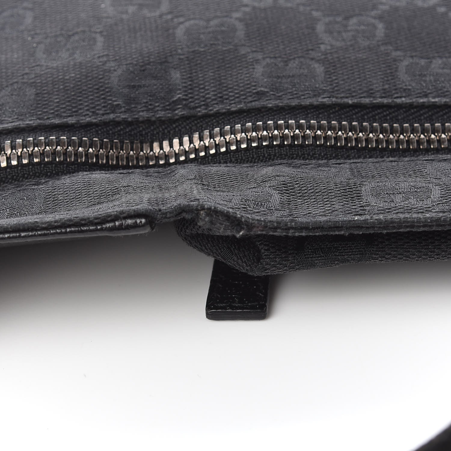 Gucci GG Monogram Double Pocket Belt Bag Black 8 of 8