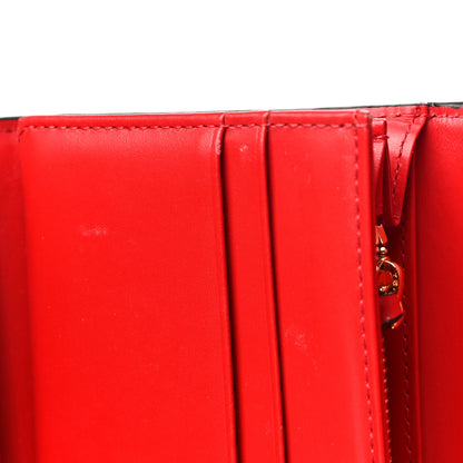 MCM Visetos Continental Flap Wallet Cognac Red 16 of 18