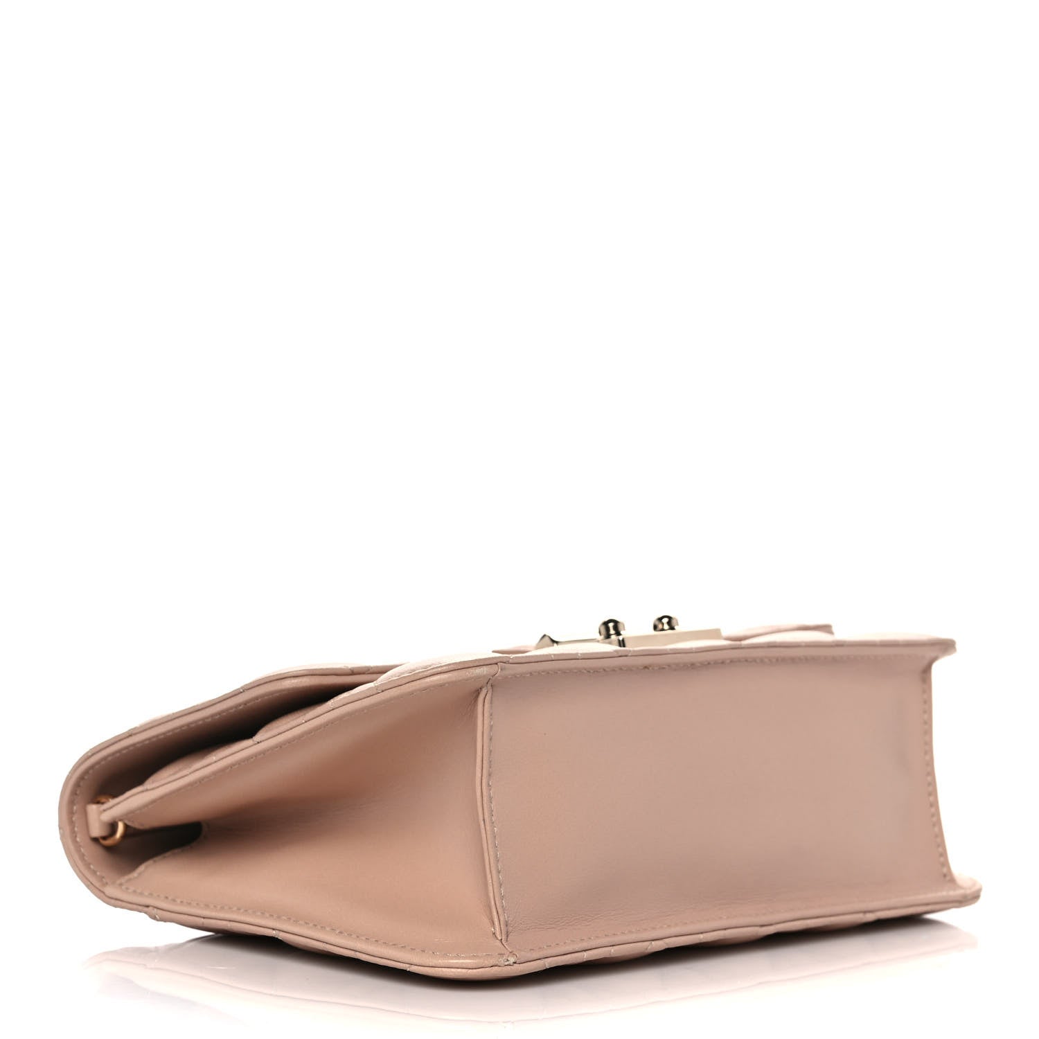 Christian Dior Lambskin Cannage Miss Dior Promenade Pouch Beige 3 of 14