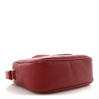 Gucci Sakai Be Green Calfskin Diagonal Stitched Small Blondie Shoulder Bag Rosso 4 of 10