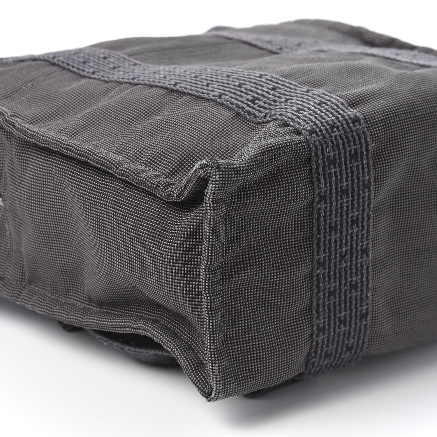 Hermes Canvas Herline Backpack Grey 5 of 9