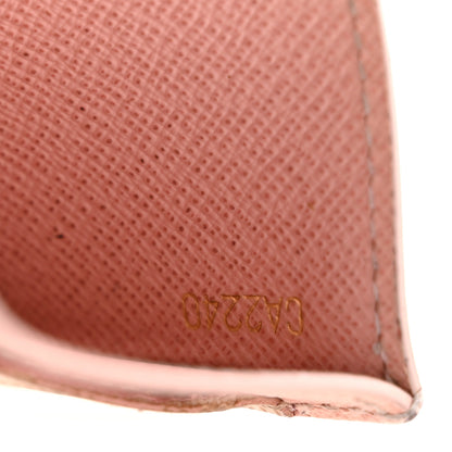 Louis Vuitton Damier Azur Daily Card Holder Rose Ballerine 7 of 13